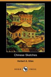 Cover of: Chinese Sketches