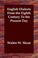 Cover of: English Dialects From the Eighth Century To the Present Day