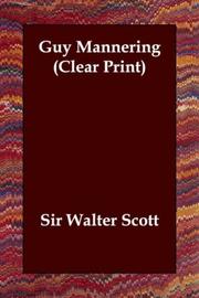Cover of: Guy Mannering (Clear Print) by Sir Walter Scott