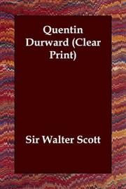 Cover of: Quentin Durward (Clear Print) by Sir Walter Scott