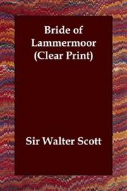 Cover of: Bride of Lammermoor (Clear Print) by Sir Walter Scott