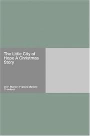 Cover of: The Little City of Hope A Christmas Story