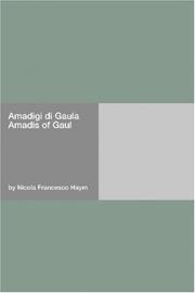 Cover of: Amadigi di Gaula Amadis of Gaul