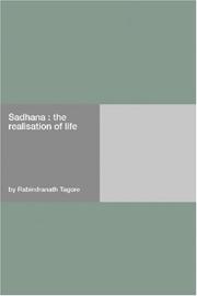 Cover of: Sadhana  by Rabindranath Tagore