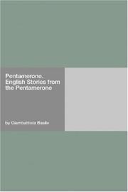 Cover of: Pentamerone. English Stories from the Pentamerone by Giambattista Basile