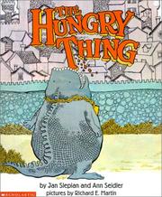 Cover of: The Hungry Thing by Jan Slepian, Ann Seidler