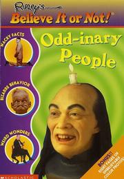 Cover of: Odd-inary people