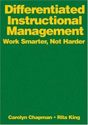 Cover of: Differentiated Instructional Management by Carolyn Chapman, Rita S. King