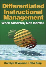 Differentiated instructional management : work smarter, not harder