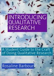 Introducing qualitative research : a student's guide to the craft of qualitative research