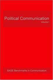 Cover of: Political Communication (Sage Benchmarks in Communication)