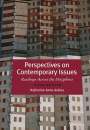 Cover of: Perspectives on Contemporary Issues | Katherine Anne Ackley