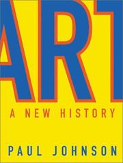 Cover of: Art: a new history