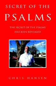 Cover of: Secret of the Psalms: The Secret of the Psalms Has Been Revealed