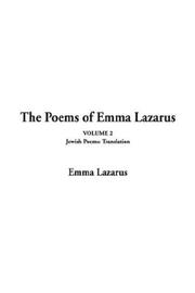 Cover of: The Poems of Emma Lazarus