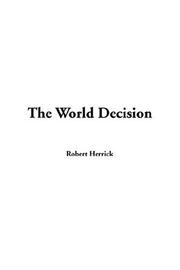 Cover of: World Decision