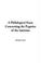Cover of: A Philological Essay Concerning The Pygmies Of The Ancients