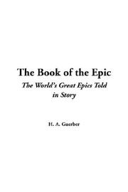 Cover of: Book of the Epic