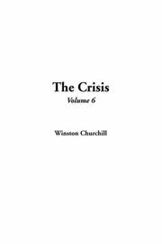 Cover of: The Crisis by Winston Churchill