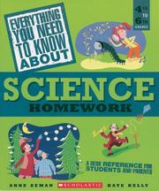 Cover of: Everything you need to know about science homework