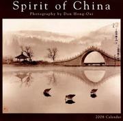 Cover of: Spirit of China 2008 Wall Calendar | Don Hong Oai