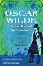 Cover of: Oscar Wilde and a Death of No Importance: A Mystery