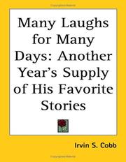 Many laughs for many days by Irvin S. Cobb