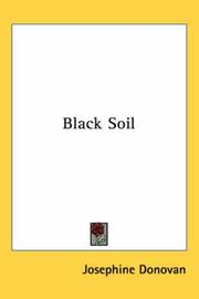 Cover of: Black Soil by Josephine Donovan