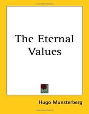 Cover of: The Eternal Values