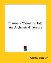 Cover of: Chanon's Yeoman's Tale: An Alchemical Treatise