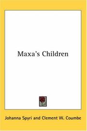 Cover of: Maxa's Children