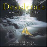 Cover of: Desiderata: Words For Life (pob) (Desiderata)