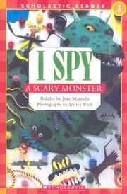 Cover of: I spy a scary monster by Jean Little