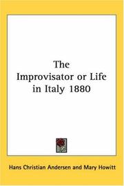 Cover of: The Improvisator or Life in Italy 1880