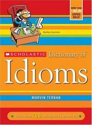 Cover of: Scholastic Dictionary Of Idioms (Revised) by Marvin Terban