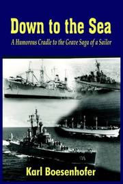 Cover of: Down To The Sea | Karl Boesenhofer