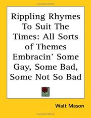 Cover of: Rippling Rhymes to Suit the Times | Walt Mason
