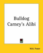 Cover of: Bulldog Carney's Alibi