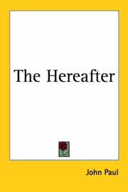 Cover of: The Hereafter by Pope John Paul II