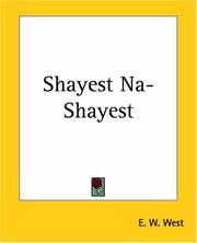 Cover of: Shayest Na-shayest