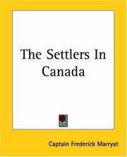 The settlers in Canada by Frederick Marryat