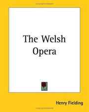Cover of: The Welsh Opera