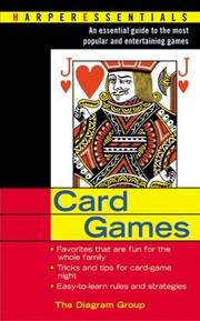 Cover of: Card Games (Harper Essentials) by The Diagram Group