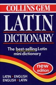 Collins gem Latin dictionary : Latin-English, English-Latin
