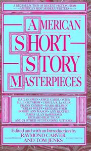 Cover of: American Short Story Masterpieces