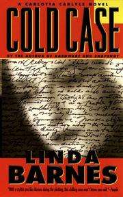 Cold case by Linda Barnes