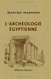 Cover of: L'archéologie égyptienne