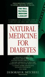 Natural medicine for diabetes by Deborah R. Mitchell