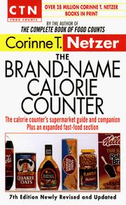 Cover of: The brand-name calorie counter by Corinne T. Netzer