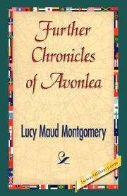 Cover of: Further Chronicles of Avonlea | Lucy Maud Montgomery